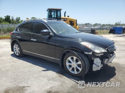Czwarte zdjęcie samochodu z boku: 2010 INFINITI EX35 BASE VIN:JN1AJ0HR6AM757857 - miniatura