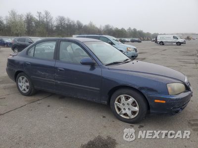 Czwarte zdjęcie samochodu z boku: 2005 HYUNDAI ELANTRA GLS VIN:KMHDN46D45U043207 - miniatura