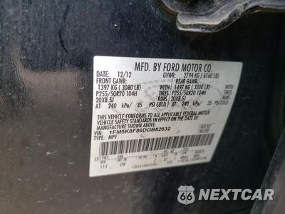 Zdjęcie 13 z 15 samochodu: 2013 FORD EXPLORER LIMITED VIN:1FM5K8F86DGB82632 - miniatura