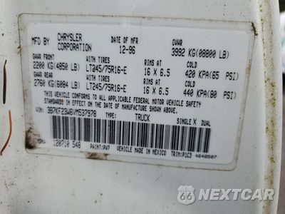 Zdjęcie 12 z 12 samochodu: 1997 DODGE RAM 2500 VIN:3B7KF23W6VM537978 - miniatura