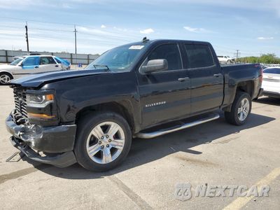 2018 CHEVROLET SILVERADO K1500 CUSTOM 3GCUKPECXJG605891 - główne zdjęcie licytacji z USA - miniatura