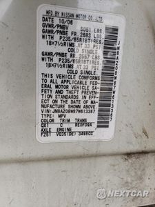 Zdjęcie 13 z 15 samochodu: 2007 NISSAN MURANO SL VIN:JN8AZ08W87W613367 - miniatura