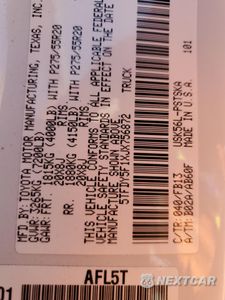 Zdjęcie 12 z 13 samochodu: 2018 TOYOTA TUNDRA CREWMAX SR5 VIN:5TFDY5F1XJX756872 - miniatura