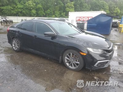 Czwarte zdjęcie samochodu z boku: 2020 HONDA CIVIC EX VIN:19XFC1F31LE022710 - miniatura