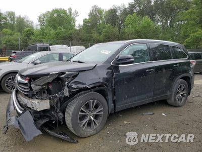 2016 TOYOTA HIGHLANDER XLE 5TDJKRFHXGS299701 - główne zdjęcie licytacji z USA - miniatura