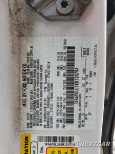 Zdjęcie 12 z 12 samochodu: 2019 FORD FUSION SE VIN:3FA6P0LU5KR124794 - miniatura