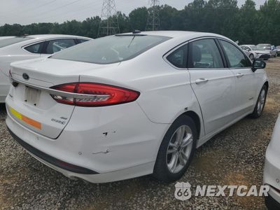 Trzecie zdjęcie samochodu z tyłu: 2018 FORD FUSION SE HYBRID VIN:3FA6P0LUXJR278741 - miniatura