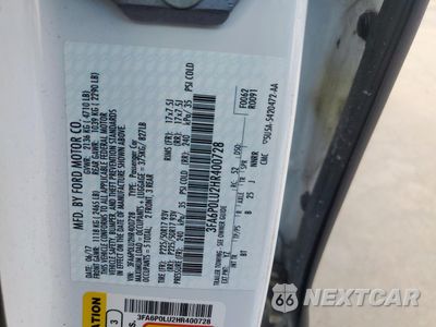 Zdjęcie 12 z 13 samochodu: 2017 FORD FUSION SE HYBRID VIN:3FA6P0LU2HR400728 - miniatura