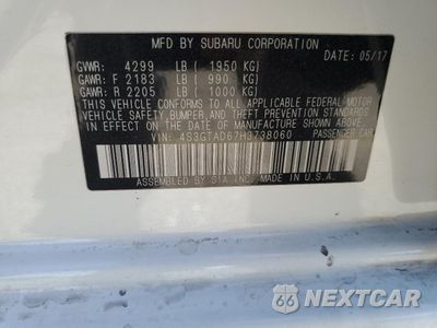 Zdjęcie 12 z 14 samochodu: 2017 SUBARU IMPREZA PREMIUM PLUS VIN:4S3GTAD67H3738060 - miniatura