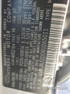 Zdjęcie 13 z 13 samochodu: 2006 HYUNDAI TUCSON GLS VIN:KM8JN12D06U265011 - miniatura