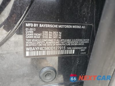 Zdjęcie 13 z 13 samochodu: 2013 BMW 740 LXI VIN:WBAYF4C58DD127915 - miniatura
