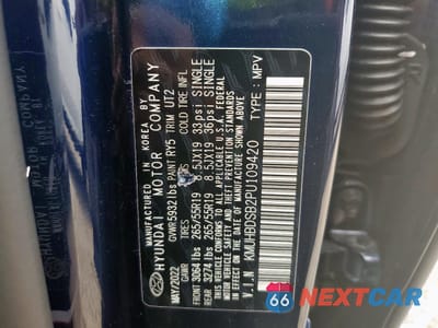 Zdjęcie 14 z 15 samochodu: 2023 GENESIS GV80 BASE VIN:KMUHBDSB2PU109420 - miniatura