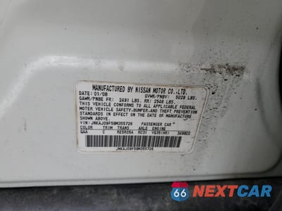Zdjęcie 13 z 13 samochodu: 2008 INFINITI EX35 BASE VIN:JNKAJ09F58M355726 - miniatura