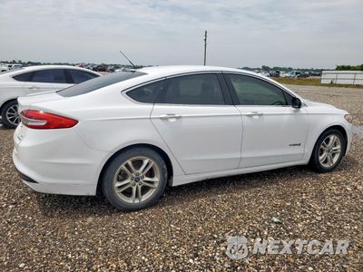 Trzecie zdjęcie samochodu z tyłu: 2018 FORD FUSION SE HYBRID VIN:3FA6P0LU6JR171752 - miniatura