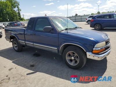 Czwarte zdjęcie samochodu z boku: 2000 CHEVROLET S TRUCK S10 VIN:1GCCS19W9YK107147 - miniatura