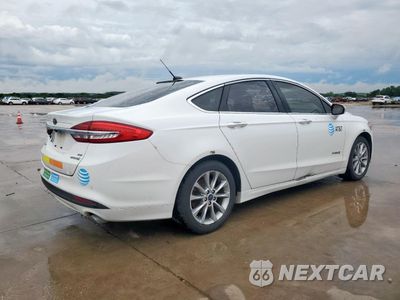 Trzecie zdjęcie samochodu z tyłu: 2017 FORD FUSION SE HYBRID VIN:3FA6P0LU4HR408989 - miniatura