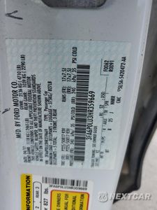 Zdjęcie 12 z 12 samochodu: 2017 FORD FUSION SE HYBRID VIN:3FA6P0LU3HR359669 - miniatura