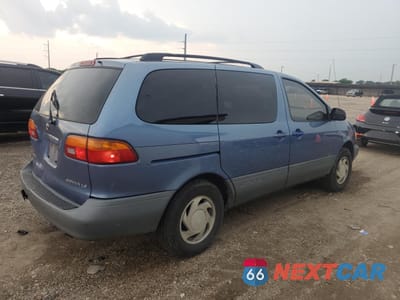 Trzecie zdjęcie samochodu z tyłu: 2000 TOYOTA SIENNA LE VIN:4T3ZF13C8YU292358 - miniatura