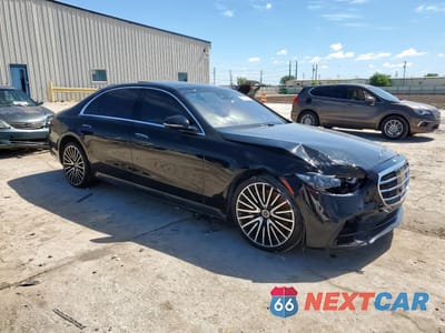 Czwarte zdjęcie samochodu z boku: 2022 MERCEDES-BENZ S 580 4MATIC VIN:W1K6G7GB2NA143318 - miniatura