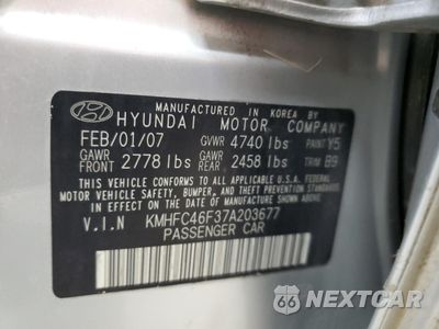 Zdjęcie 12 z 12 samochodu: 2007 HYUNDAI AZERA SE VIN:KMHFC46F37A303677 - miniatura