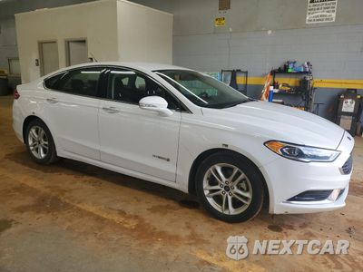 Czwarte zdjęcie samochodu z boku: 2018 FORD FUSION SE HYBRID VIN:3FA6P0LU8JR118857 - miniatura