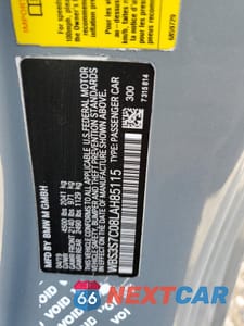 Zdjęcie 12 z 14 samochodu: 2020 BMW M4 CS VIN:WBS3S7C08LAH85115 - miniatura