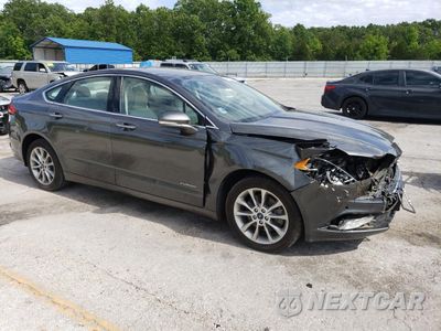 Czwarte zdjęcie samochodu z boku: 2017 FORD FUSION TITANIUM PHEV VIN:3FA6P0SU8HR297879 - miniatura