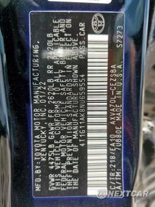 Zdjęcie 14 z 14 samochodu: 2022 TOYOTA CAMRY SE VIN:4T1G11AK8NU659554 - miniatura