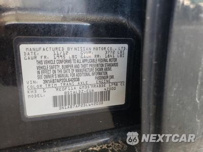 Zdjęcie 13 z 15 samochodu: 2013 NISSAN SENTRA S VIN:3N1AB7AP2DL642038 - miniatura