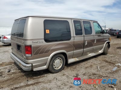 Trzecie zdjęcie samochodu z tyłu: 2001 FORD ECONOLINE E150 VAN VIN:1FDRE14W41HB03000 - miniatura
