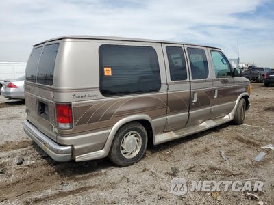 Trzecie zdjęcie samochodu z tyłu: 2001 FORD ECONOLINE E150 VAN VIN:1FDRE14W41HB03000 - miniatura