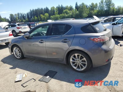 Drugie zdjęcie samochodu z przodu: 2012 LEXUS CT 200 VIN:JTHKD5BHXC2111465 - miniatura