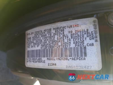 Zdjęcie 12 z 12 samochodu: 2000 TOYOTA AVALON XL VIN:4T1BF28B0YU078397 - miniatura