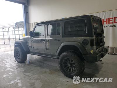 Drugie zdjęcie samochodu z przodu: 2021 JEEP WRANGLER UNLIMITED SPORT VIN:1C4HJXDM4MW757394 - miniatura