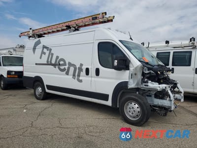 Czwarte zdjęcie samochodu z boku: 2023 RAM PROMASTER 3500 3500 HIGH VIN:3C6MRVJG0PE508056 - miniatura