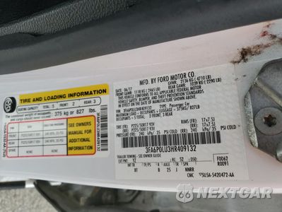 Zdjęcie 12 z 12 samochodu: 2017 FORD FUSION SE HYBRID VIN:3FA6P0LU3HR409132 - miniatura