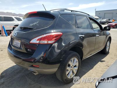 Trzecie zdjęcie samochodu z tyłu: 2013 NISSAN MURANO S VIN:JN8AZ1MU8DW213606 - miniatura