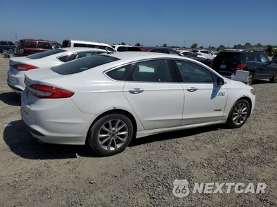 Trzecie zdjęcie samochodu z tyłu: 2017 FORD FUSION SE HYBRID VIN:3FA6P0LU4HR408927 - miniatura
