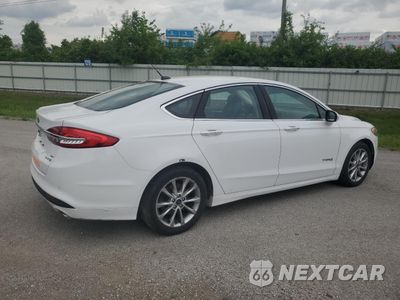 Trzecie zdjęcie samochodu z tyłu: 2017 FORD FUSION SE HYBRID VIN:3FA6P0LU8HR408901 - miniatura