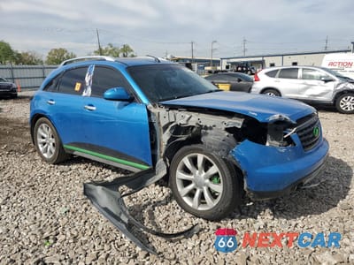 Czwarte zdjęcie samochodu z boku: 2006 INFINITI FX35 VIN:JNRAS08W76X206178 - miniatura