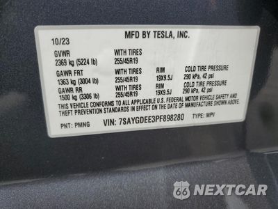 Zdjęcie 13 z 15 samochodu: 2023 TESLA MODEL Y VIN:7SAYGDEE3PF898280 - miniatura
