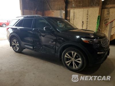 Czwarte zdjęcie samochodu z boku: 2020 FORD EXPLORER PLATINUM VIN:1FM5K8HC9LGC69103 - miniatura