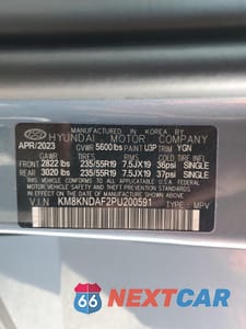 Zdjęcie 12 z 12 samochodu: 2023 HYUNDAI IONIQ 5 SEL VIN:KM8KNDAF2PU200591 - miniatura
