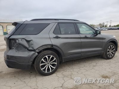 Trzecie zdjęcie samochodu z tyłu: 2020 FORD EXPLORER ST VIN:1FM5K8GC8LGB09960 - miniatura