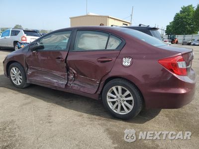 Drugie zdjęcie samochodu z przodu: 2012 HONDA CIVIC EX VIN:19XFB2F8XCE089195 - miniatura