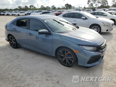 Czwarte zdjęcie samochodu z boku: 2019 HONDA CIVIC SPORT TOURING VIN:SHHFK7H91KU214868 - miniatura