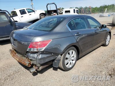 Trzecie zdjęcie samochodu z tyłu: 2009 HONDA ACCORD EX VIN:1HGCP26799A123619 - miniatura