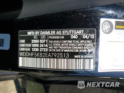 Zdjęcie 12 z 12 samochodu: 2014 MERCEDES-BENZ E 350 VIN:WDDHF5KB2EA792513 - miniatura