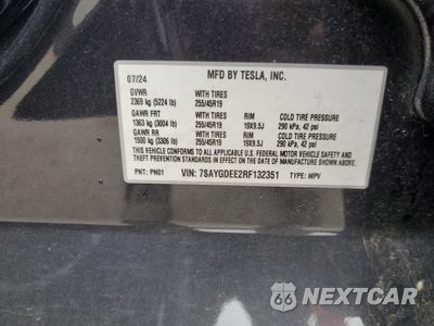 Zdjęcie 13 z 13 samochodu: 2024 TESLA MODEL Y VIN:7SAYGDEE2RF132351 - miniatura