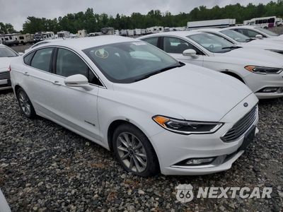 Czwarte zdjęcie samochodu z boku: 2017 FORD FUSION SE HYBRID VIN:3FA6P0LUXHR409273 - miniatura
